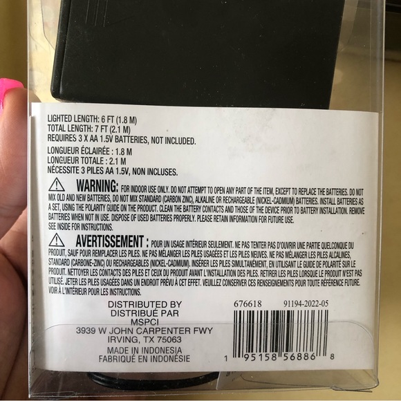 (2) Boxes of led battery operated ugly sweater lights. Brand new in the box - Picture 5 of 6